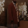 Meet Me Next Christmas Kofi Siriboe Brown Coat