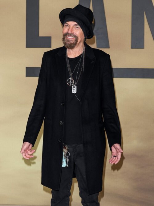 Landman S01 Movie Event 2024 Tommy Norris Black Wool Coat