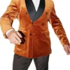 Red One Dwayne Johnson Velvet Blazer