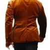 Red One 2024 Dwayne Johnson Orange Blazer