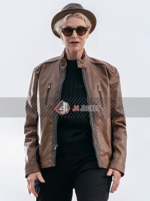 TV Series Only Murders in the Building Sazz Pataki Brown Jacket