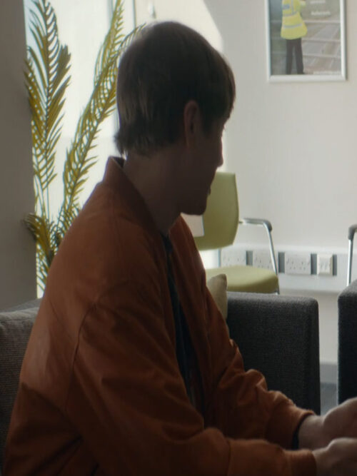 Missing You S01 Brendan Fells Orange Bomber Jacket