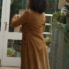 Missing You 2025 Kat Donovan Brown Leather Coat