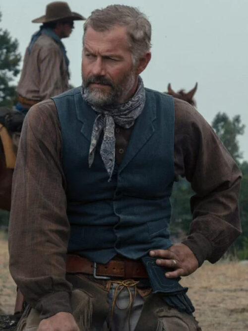 TV Series 1923 John Dutton Sr Gray Vest