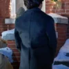 A Dance in the Snow Dorian Giordano Wool Peacoat