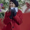 Amy Groening Tis the Season to be Merry Red Wool Coat