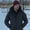 Cole Olsen The Finnish Line Grey Shearling Jacket
