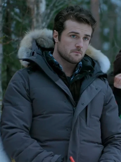 Cole Olsen The Finnish Line Grey Jacket