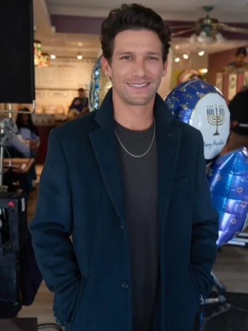 Daren Kagasoff Hanukkah on the Rocks Blue Coat