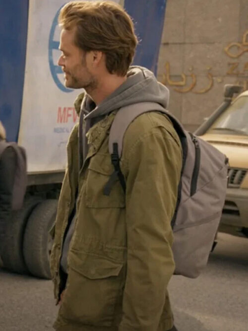 Travis Dirty Angels Movie 2024 Green Cotton Jacket