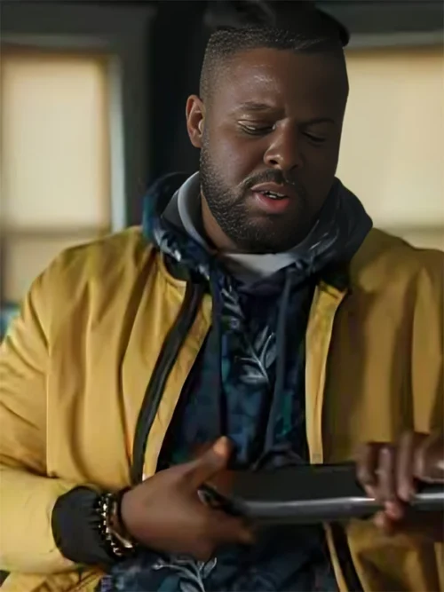 Hawk Spenser Confidential Yellow Bomber Jacket