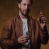 Kraven the Hunter Aaron Taylor-Johnson Brown Bomber Jacket