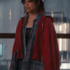 Death of a Unicorn Jenna Ortega Red Jacket
