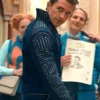 Jonathan Bailey Wicked 2024 Blue Jacket