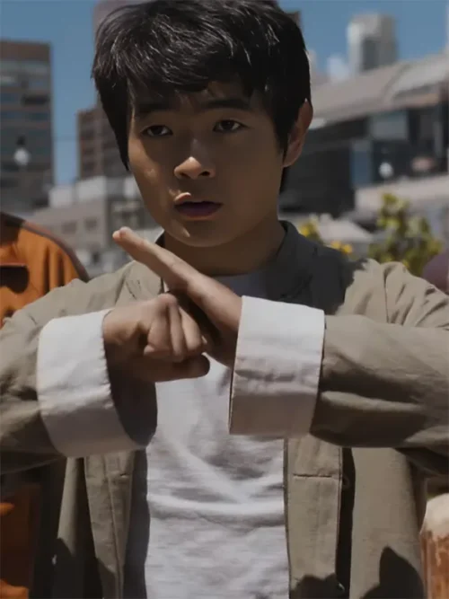 Karate Kid Legends Ben Wang Grey Jacket