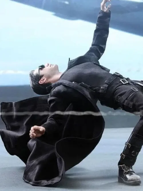 Keanu Reeves The Matrix Black Trench Coat