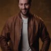 IMDb Interviews Aaron Taylor-Johnson Brown Jacket