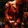 Last Days of the Space Age S01 Judy Bissett Brown Coat