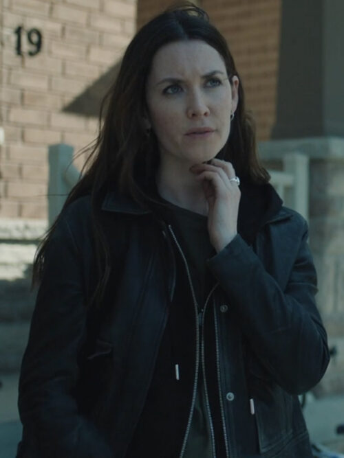 Tamsin Topolski TV Series The Madness Leather Jacket