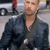 Man with No Past Adam Woodward Black Leather Jacket