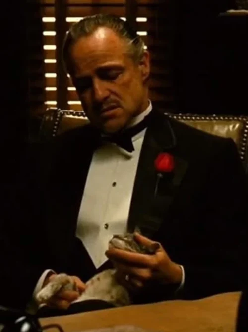 Marlon Brando The Godfather 1972 Black Blazer