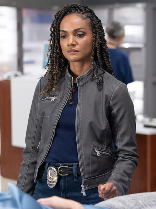 Nyla Harper The Rookie Season 06 Gray Jacket