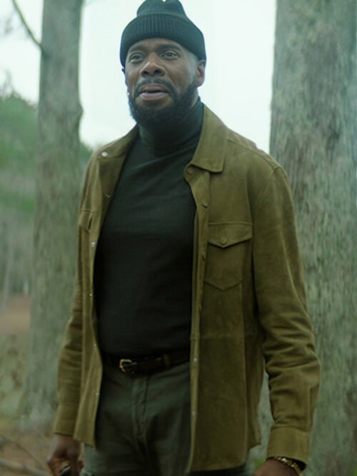 The Madness Muncie Daniels Olive Green Leather Jacket