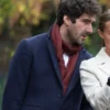 Nicholas Bishop A Paris Proposal Blue Wool Coat
