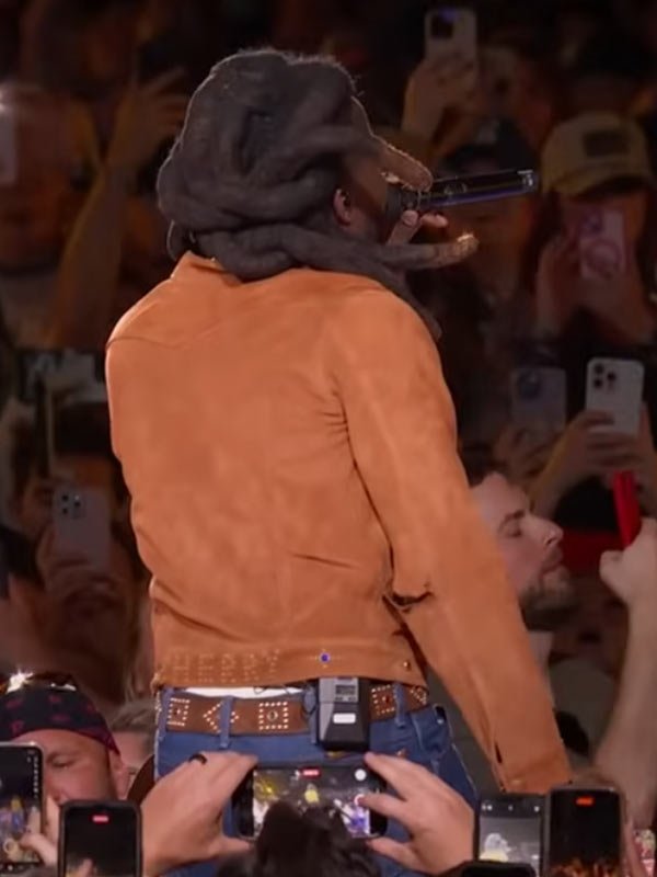 Shaboozey A Bar Song CMA Fest 2024 Brown Jacket