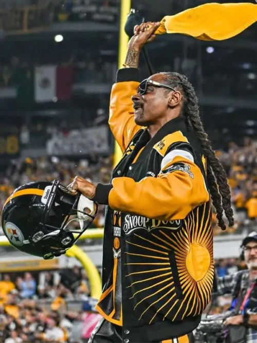 NFL Snoop Dogg Steelers Varsity Jacket