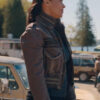 Kaia Bryant Virgin River S06 Gray Bomber Jacket