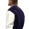 Logan Paul SmackDown Blue and White Bomber Jacket