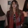 Culpa Tuya Nicole Wallace Red Leather Blazer