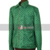 Footballer Cristiano Ronaldo Reckoning Fight Night Green Jacket