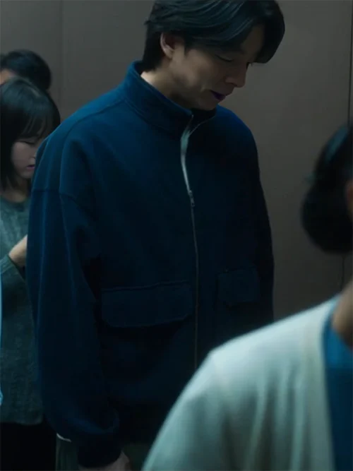 Han Jeong-won The Trunk Blue Jacket