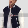 SmackDown Logan Paul Blue and White Bomber Jacket