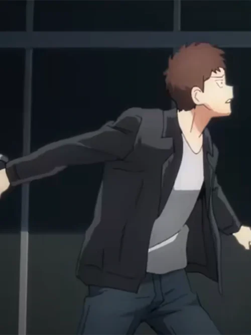 Masaki Anzai Windbreaker S02 Black Jacket