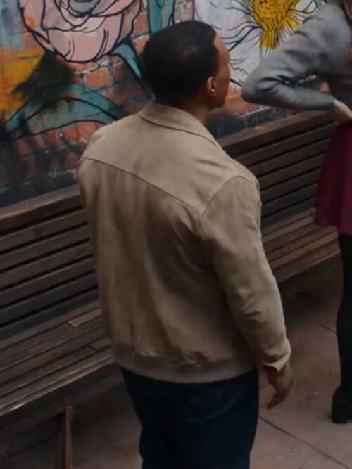 Missing You S01 Josh Buchanan Beige Leather Jacket