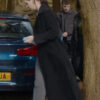 Missing You S01 Nia Emine Black Wool Coat