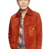Squid Game S02 Seong Gi-hun Brown Suede Jacket