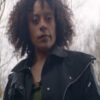 Missing You 2025 Rosalind Eleazar Black Hooded Coat