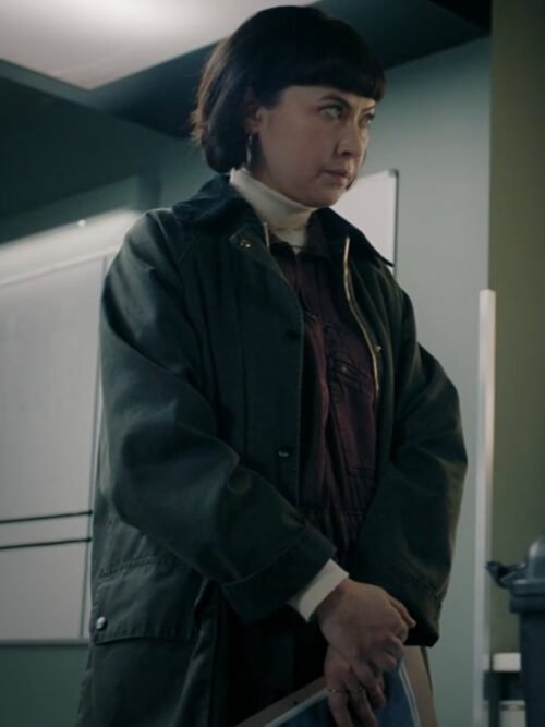 TV Series The Chelsea Detective Vanessa Emme Black Cotton Jacket