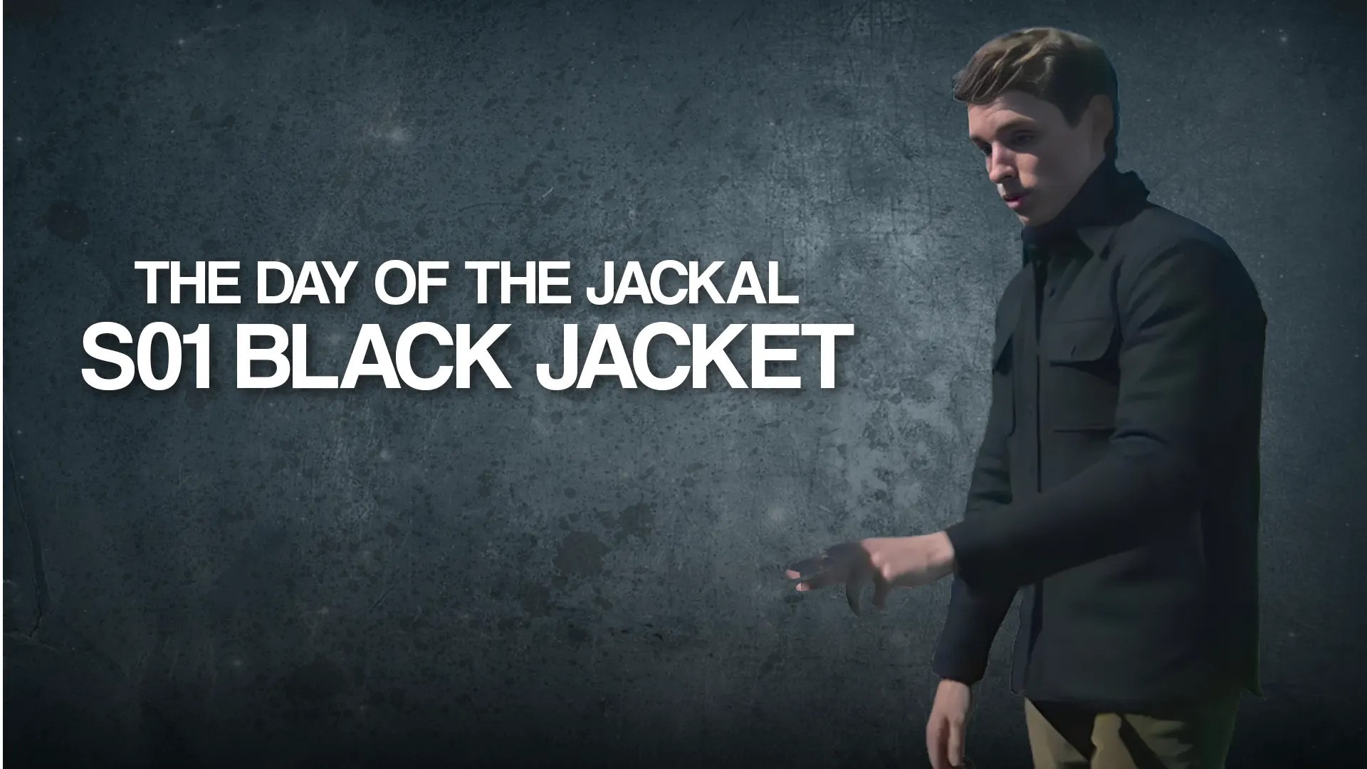 The Day of the Jackal S01 black jacket