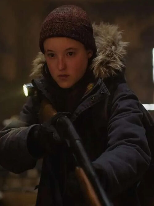 The Last of Us Season 02 Bella Ramsey Blue Hooded Jacket