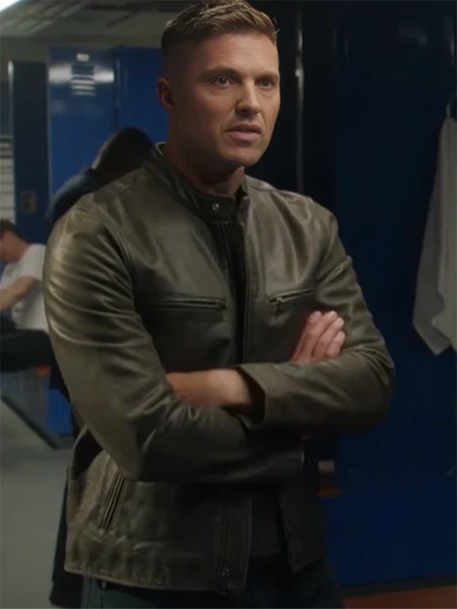 Tim Bradford The Rookie S07 Black Leather Jacket