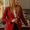 TV Series Virgin River S03 Alexandra Breckenridge Red Blazer Coat