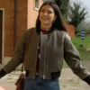Maia Reficco La Dolce Leather Bomber Jacket