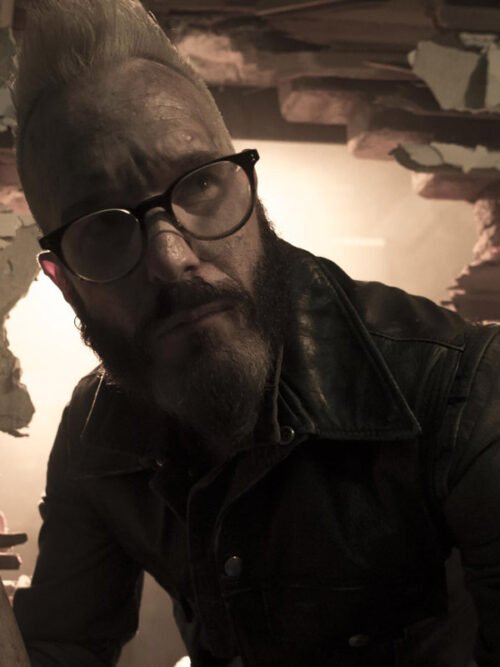 Dirk Gently's Holistic Detective Agency Watkin SO1 Michael Eklund Black Leather Jacket