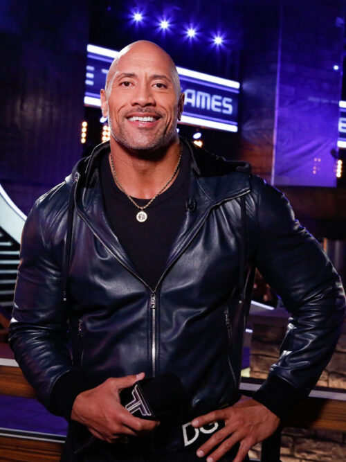The-Titan Games Dwayne Johnson Black Jacket