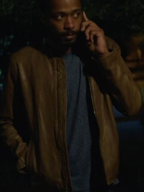 Get Out Andre Logan King Brown Leather Jacket